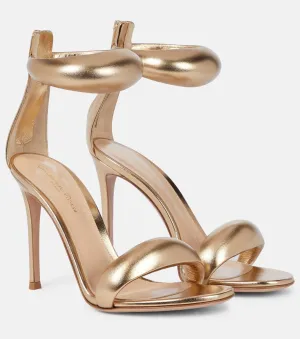 Leather sandals Bijoux 105 Gianvito Rossi, gold