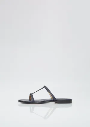 Lips Savana Sandals — Navy