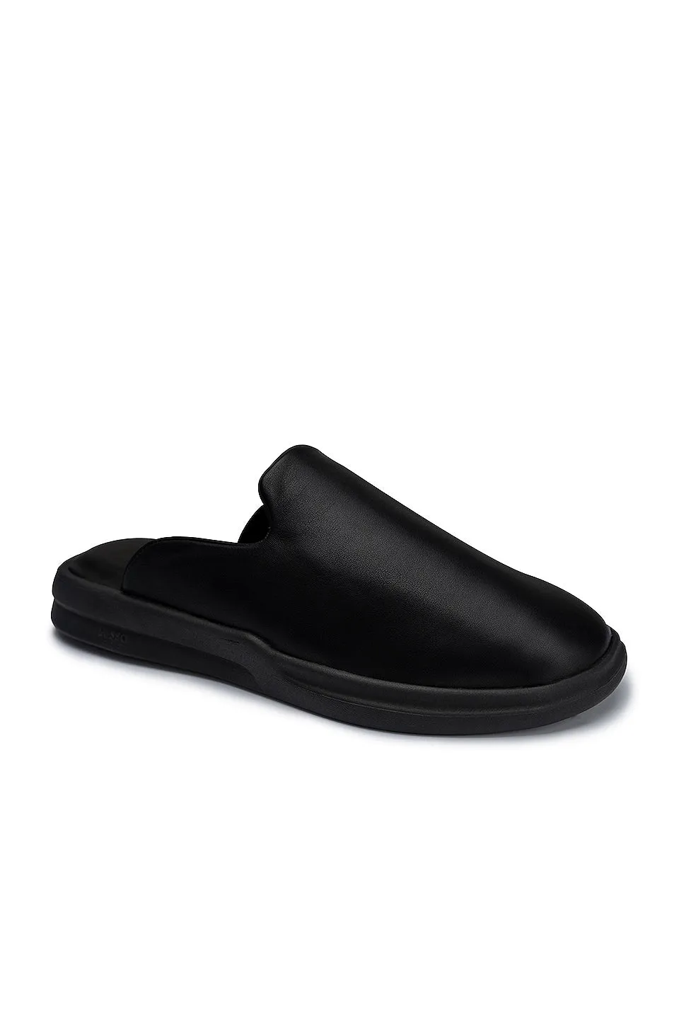 Lusso Cloud Pelli Sandals in Jet Black & Matte Black