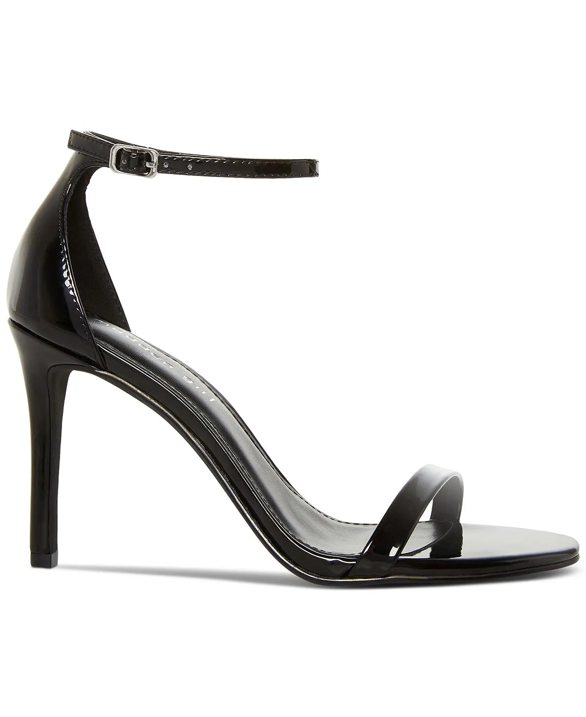 Madden Girl Brazen Two-Piece Stiletto Sandals, Black