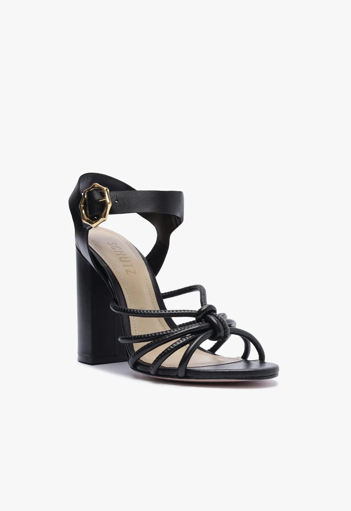 Mahi Block Leather Sandal