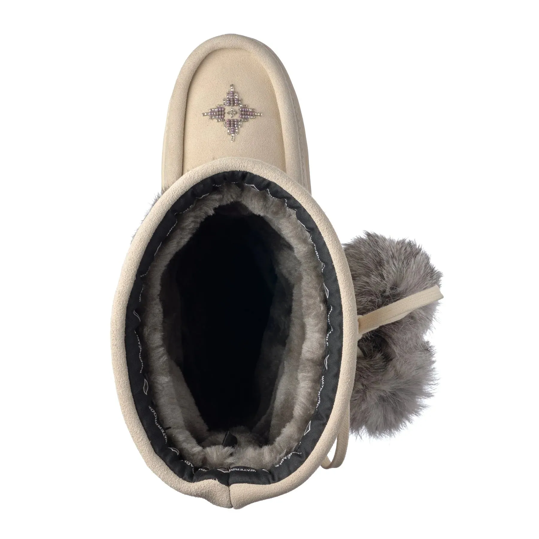 MANITOBAH MUKLUKS WOMEN'S WATERPROOF SNOWY OWL SUEDE MUKLUK BOOTS -  BIRCH