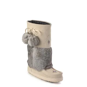 MANITOBAH MUKLUKS WOMEN'S WATERPROOF SNOWY OWL SUEDE MUKLUK BOOTS -  BIRCH