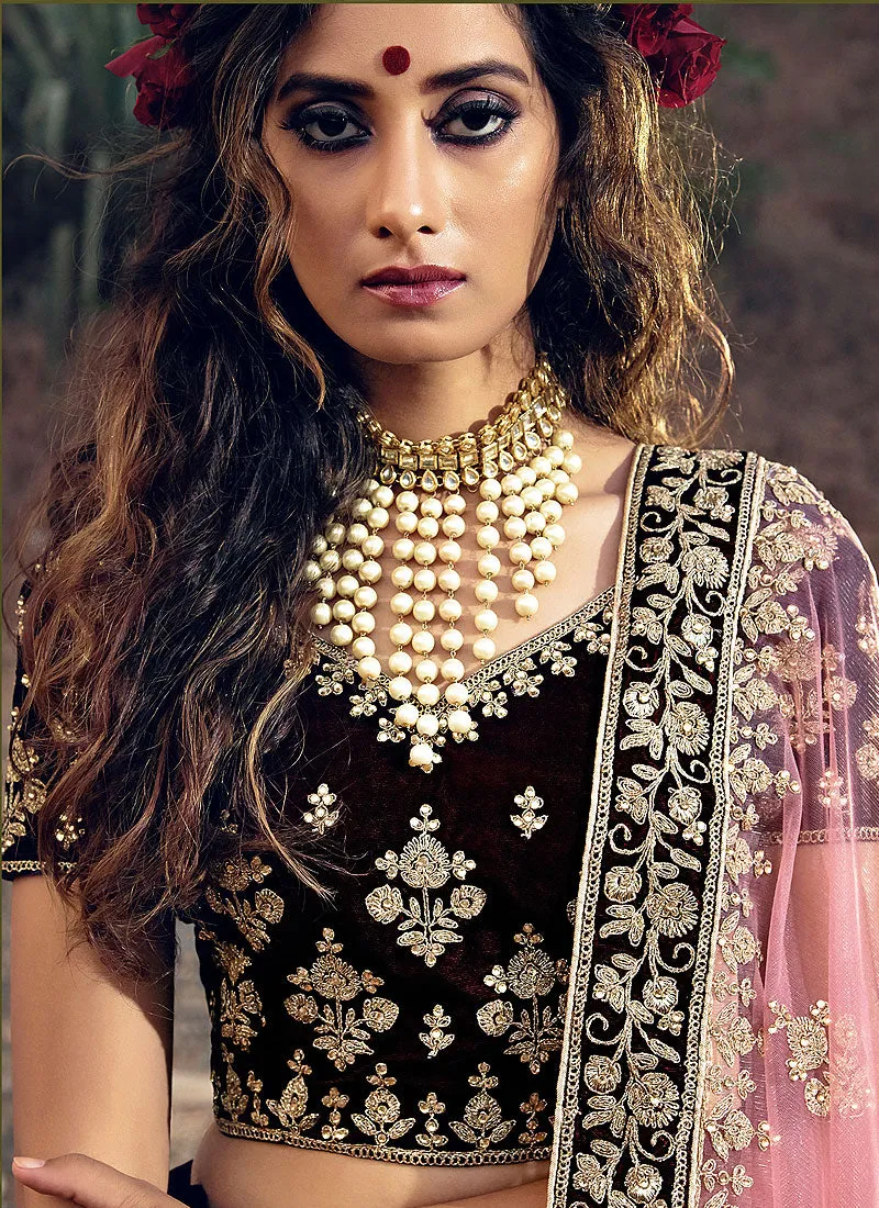 Maroon Designer Lehenga Choli