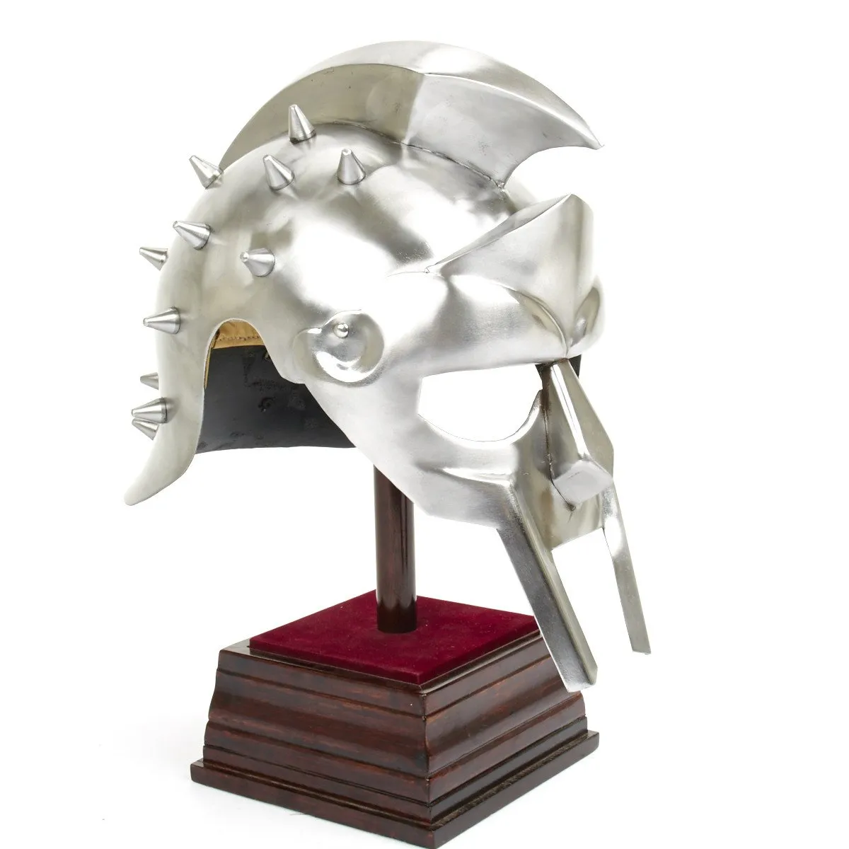 Maximus Gladiator Helmet - 18G Steel with Leather Liner