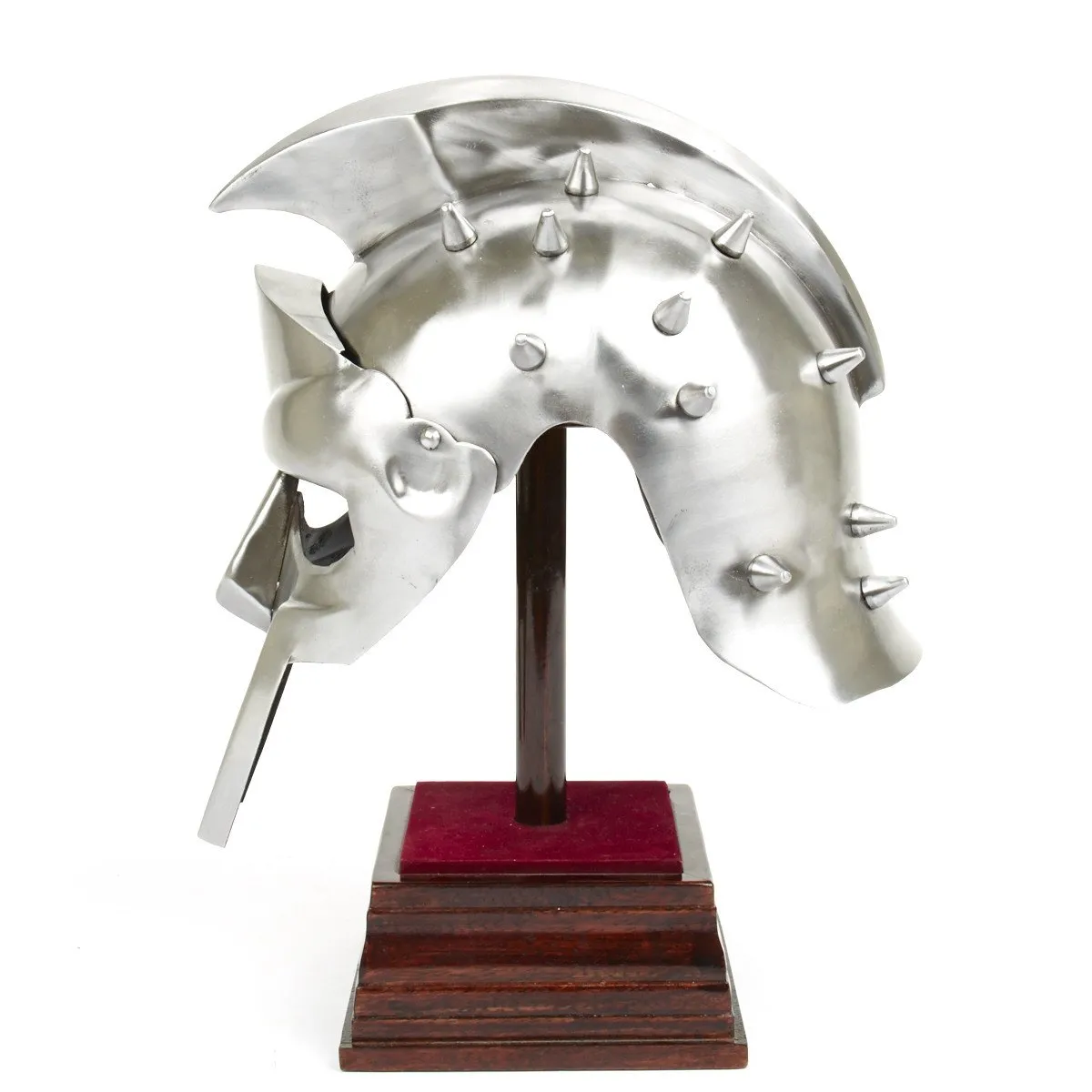 Maximus Gladiator Helmet - 18G Steel with Leather Liner