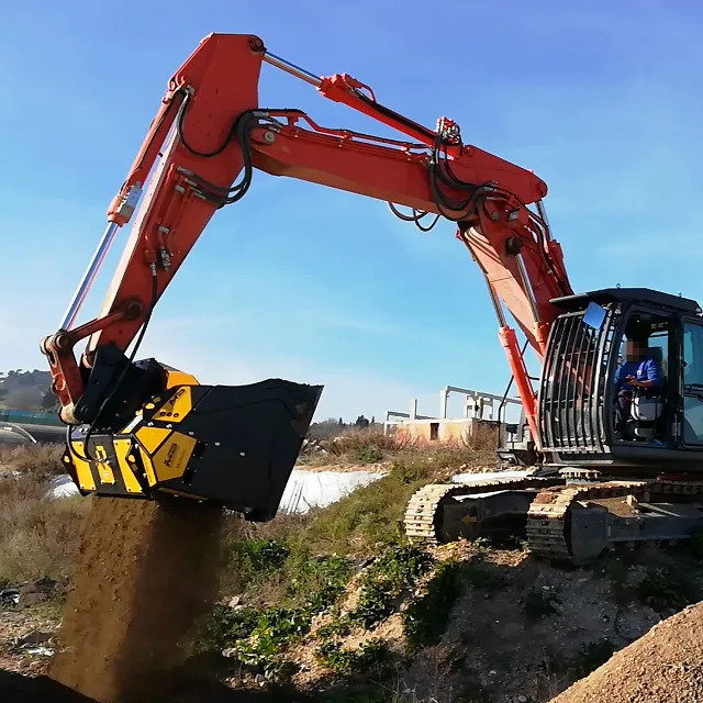 MB Crushers Padding Bucket | Model MB-HDS320 | 4,629 lbs For Excavators, Backhoe Loaders And Loaders