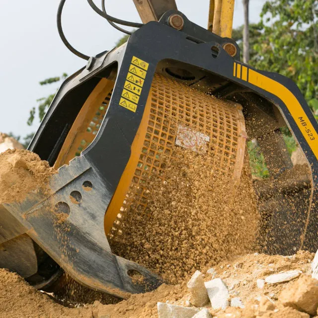 MB Crushers Screening Bucket | Model  MB-S23 | ≥ 77,200 < 110,200 lbs For Excavator