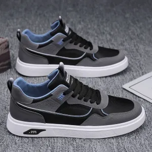 Men's Breathable Canvas Shoes Korean Style Casual Sneakers