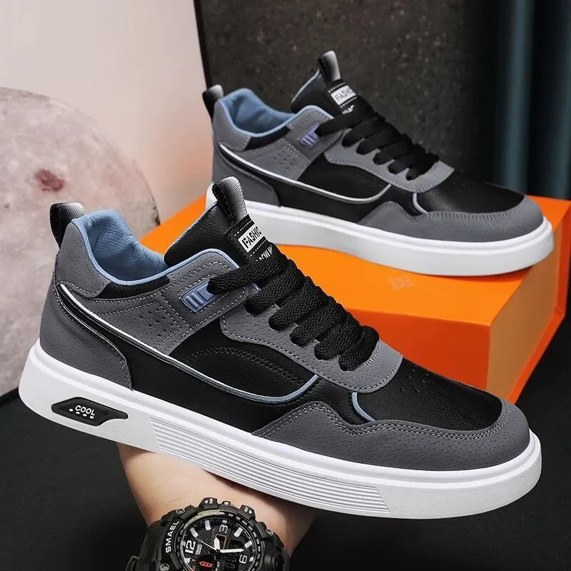 Men's Breathable Canvas Shoes Korean Style Casual Sneakers