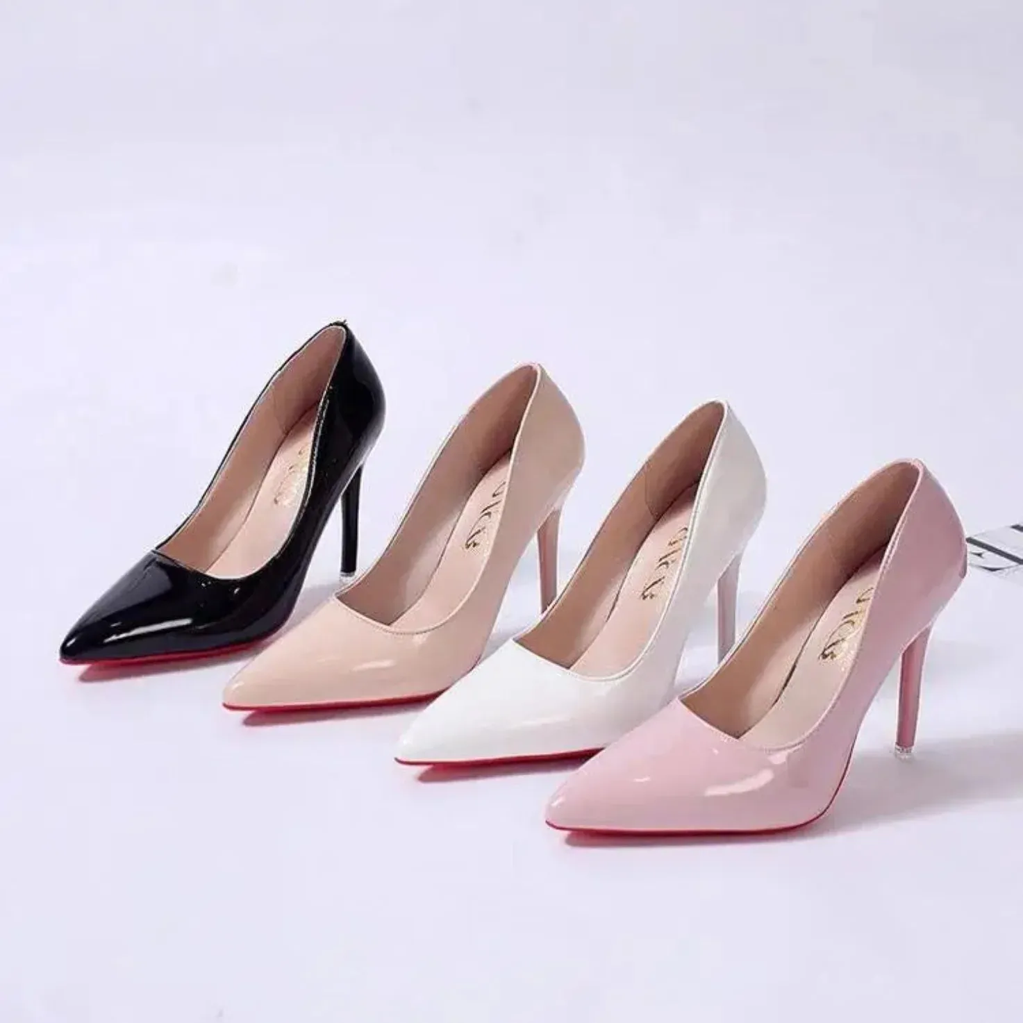 Merendy Rara Pinky Days Stiletto High Heel Slip-On Pumps