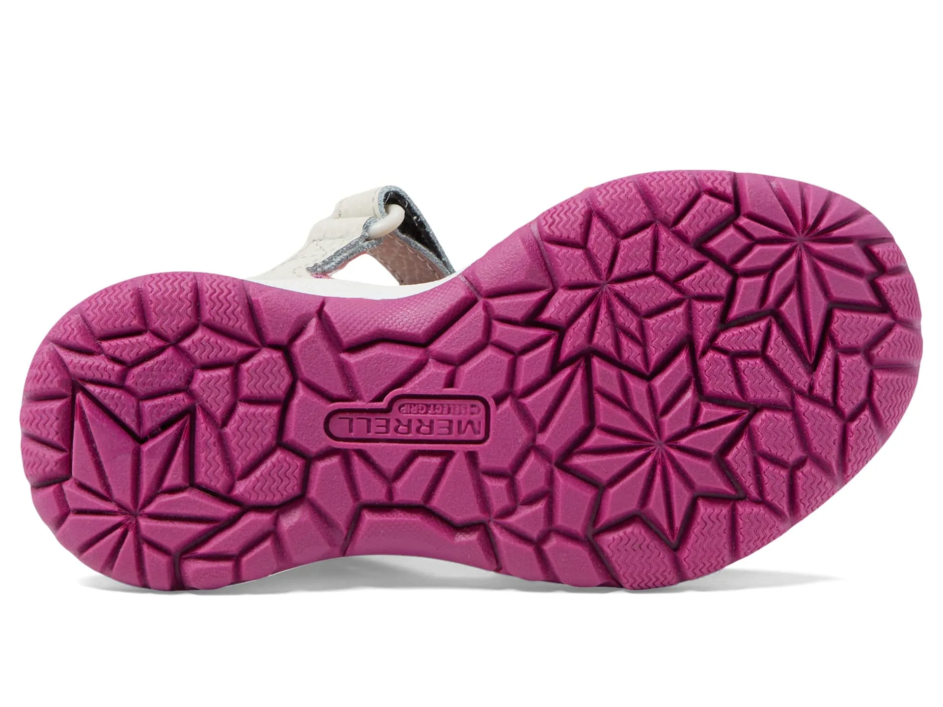 Merrell Kids Dragonfly sandals (Toddler/Little Kid/Big Kid), grey/coral
