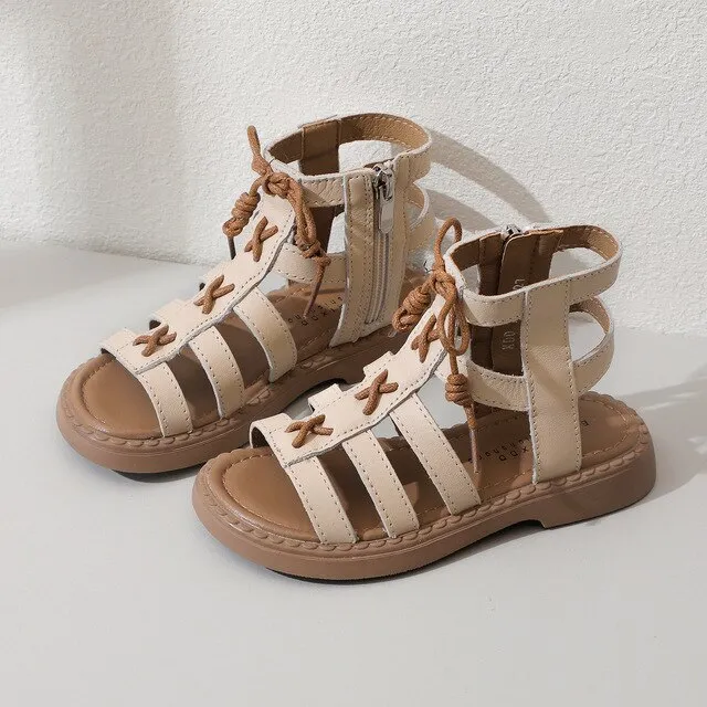 Minerva Girls' Gladiator Sandal