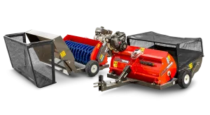 MK Martin Lawn Sweepers | Model MKLS1846 | 46" Working Width | 6.5HP | ATV/Side By Side Attachments