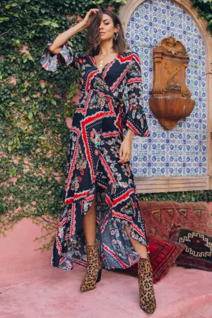 Moving To New York Maxi Dress Black