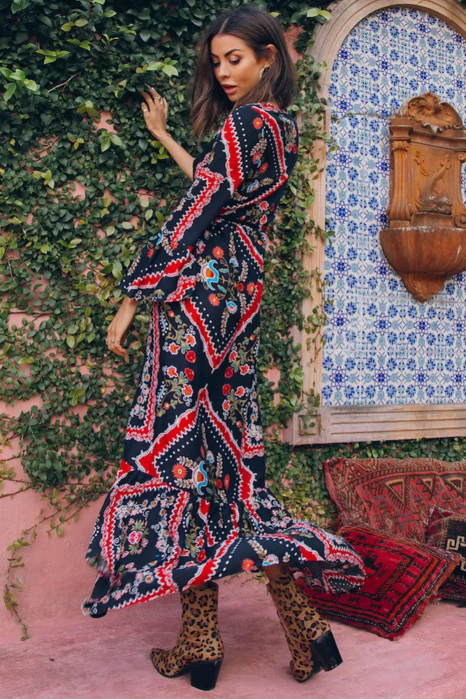 Moving To New York Maxi Dress Black