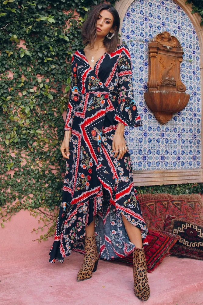 Moving To New York Maxi Dress Black