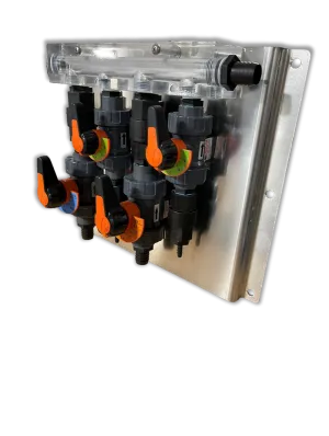 MWE ClearView Series Hydro-Mixer V4 Proportioning System with HD Aluminum Stand