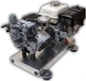 MWE Comet P40 Pull & Electric Start Soft Wash Pump Package with Honda