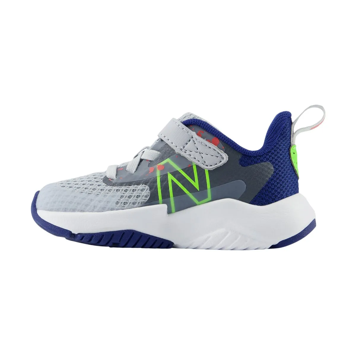 New Balance Toddler's Rave Run v2 ITRAVKG2 Granite/Inkwell/Pixel Green