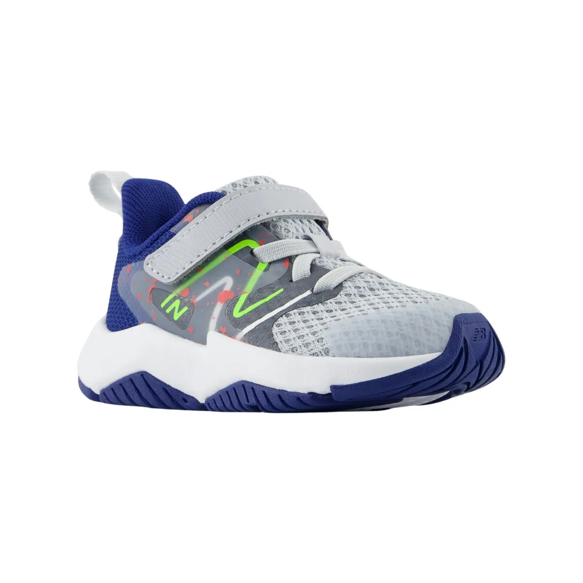 New Balance Toddler's Rave Run v2 ITRAVKG2 Granite/Inkwell/Pixel Green