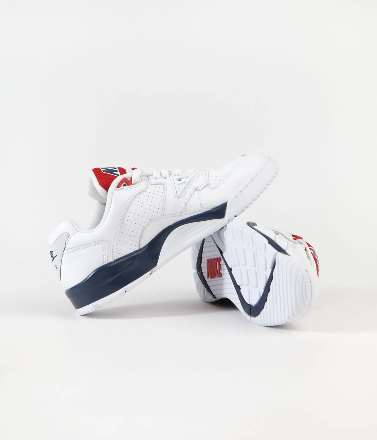 Nike Air Cross Trainer 3 Low Shoes - White / Midnight Navy - Midnight Navy