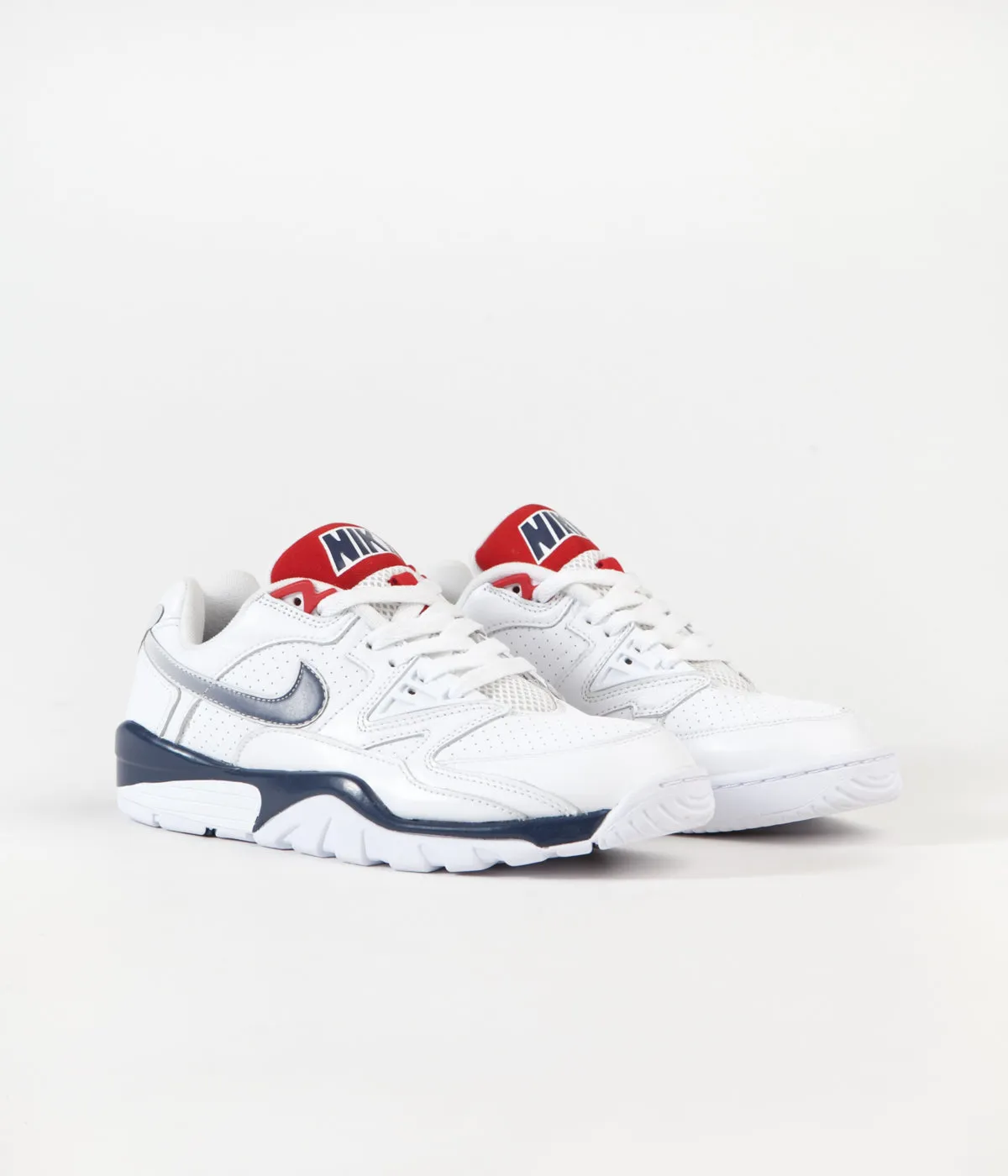 Nike Air Cross Trainer 3 Low Shoes - White / Midnight Navy - Midnight Navy