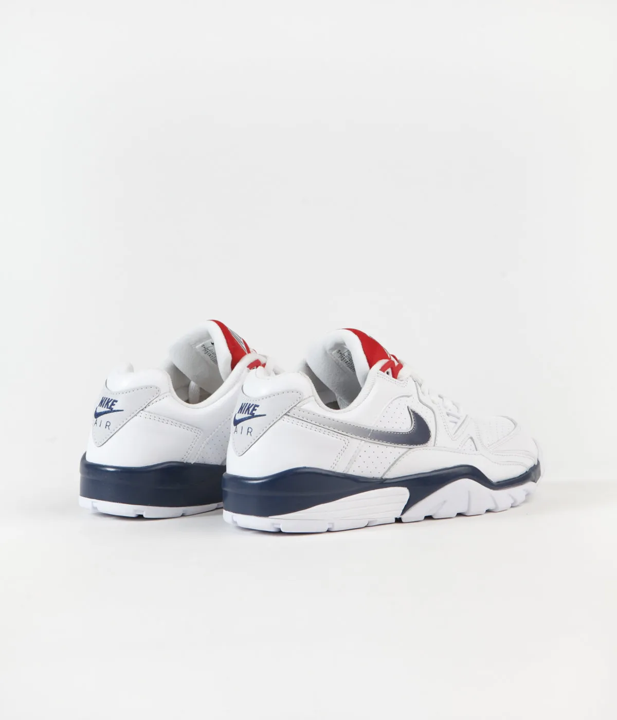Nike Air Cross Trainer 3 Low Shoes - White / Midnight Navy - Midnight Navy