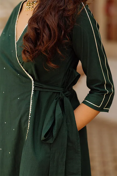 Okhai 'Firefly Belle' Gota Patti Wrap Dress | Rescue