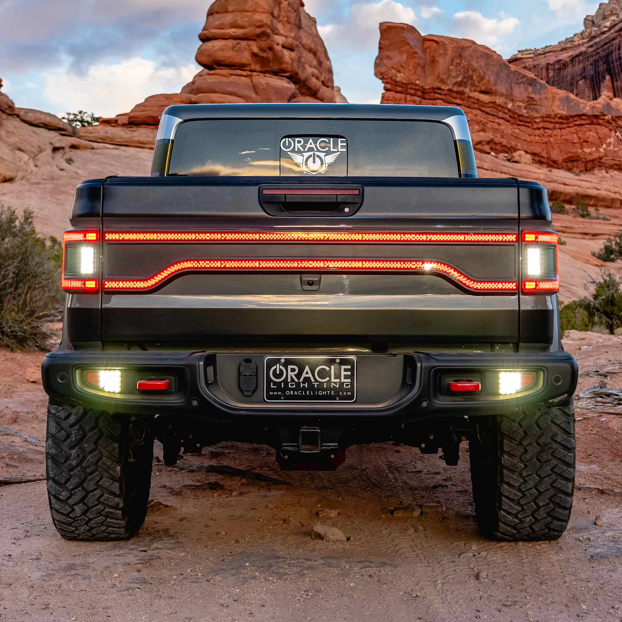 ORACLE Lighting Flush Mount LED Tail Lights for Jeep Gladiator JT