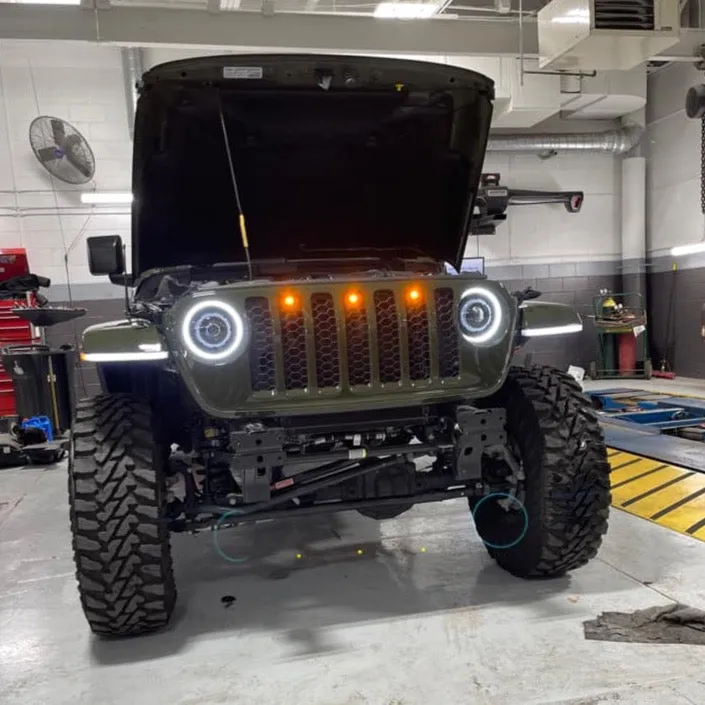 ORACLE Lighting Pre-Runner Style LED Grill Light Kit for Jeep Gladiator JT