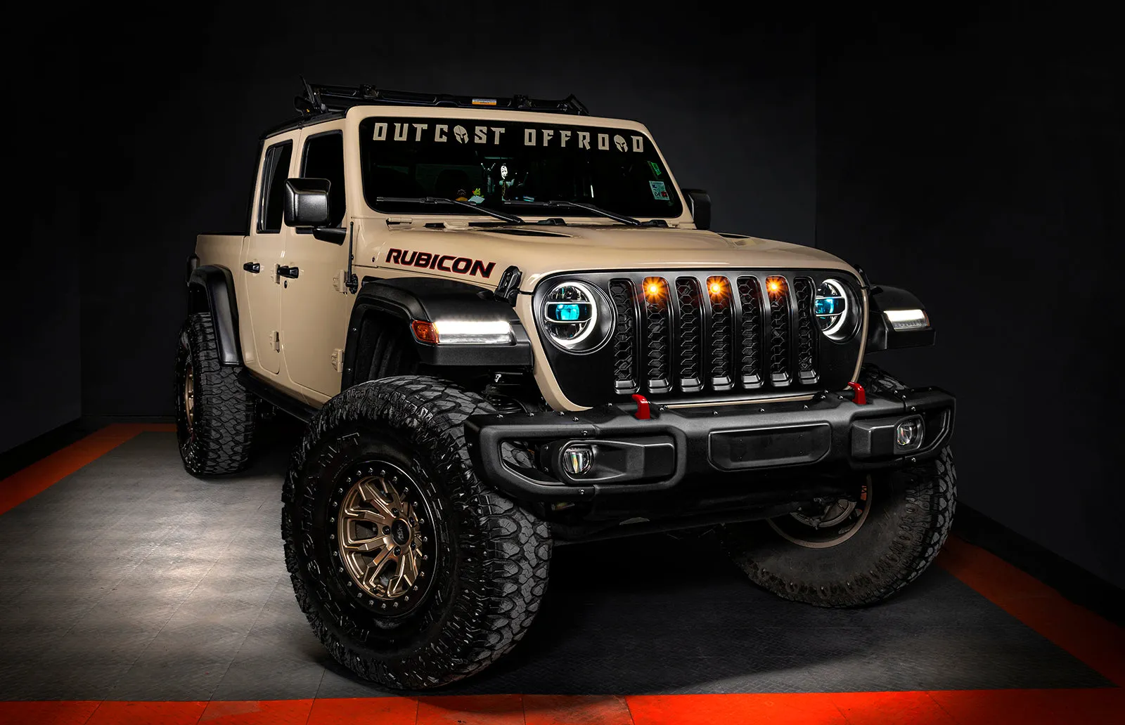 ORACLE Lighting Pre-Runner Style LED Grill Light Kit for Jeep Gladiator JT