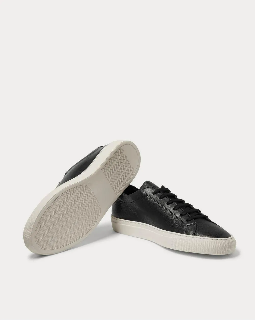 Original Achilles Full-Grain Leather  Black low top sneakers