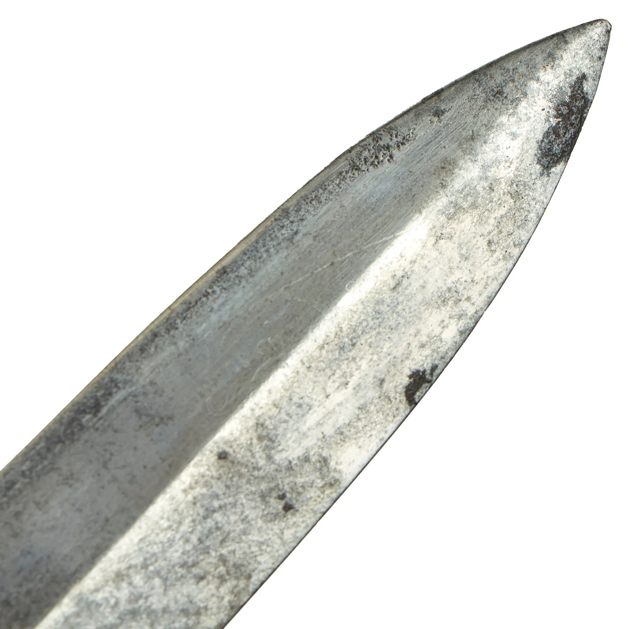 Original U.S. Late Western Gold Rush California Bowie Knife “I Can Dig Gold From Quartz” Etched Blade and Sheath by Brookes & Crookes of Sheffield