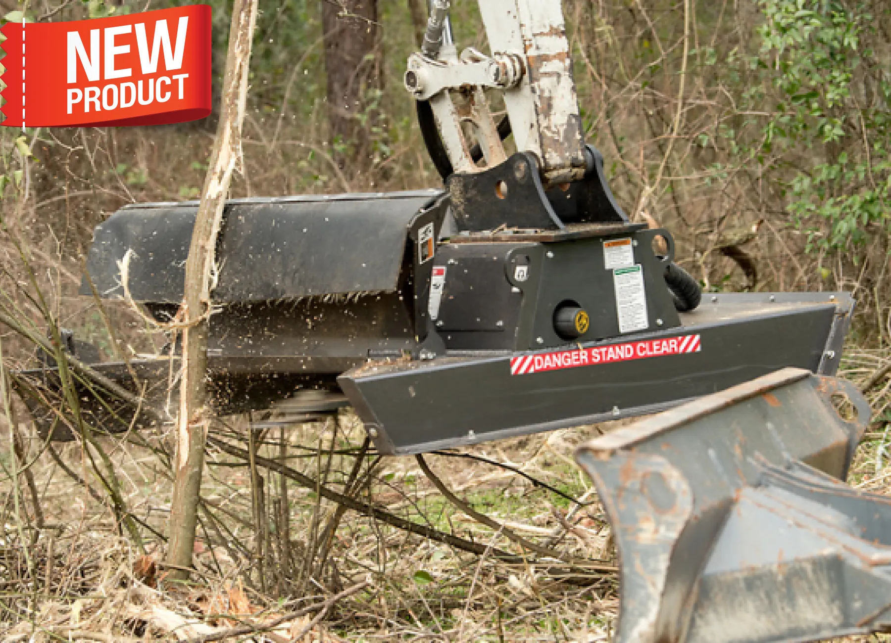 Paladin Brush Mower HYEX 12,000 LBS - 28,000 LBS | 40" Cutting Width | For Excavator