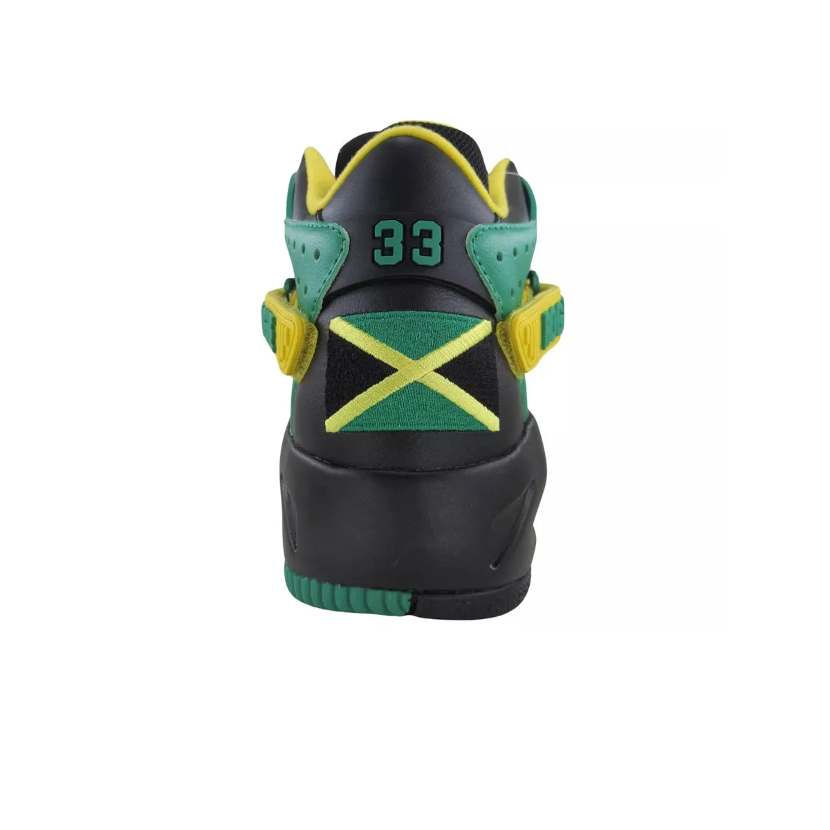 Patrick Ewing Mens Rogue Jamaica Basketball Sneakers 1BM02465-041 Black/Lemon/Jelly Bean