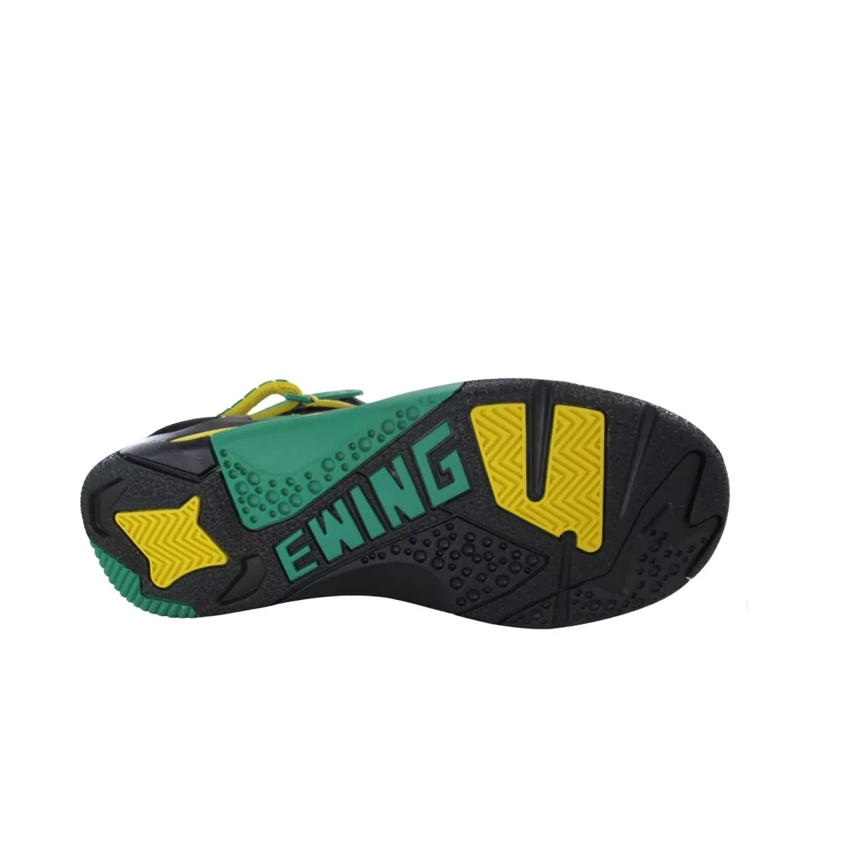 Patrick Ewing Mens Rogue Jamaica Basketball Sneakers 1BM02465-041 Black/Lemon/Jelly Bean