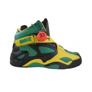 Patrick Ewing Mens Rogue Jamaica Basketball Sneakers 1BM02465-041 Black/Lemon/Jelly Bean