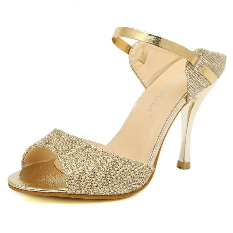 Peep Toe Fashion Thin Heels Women Pumps