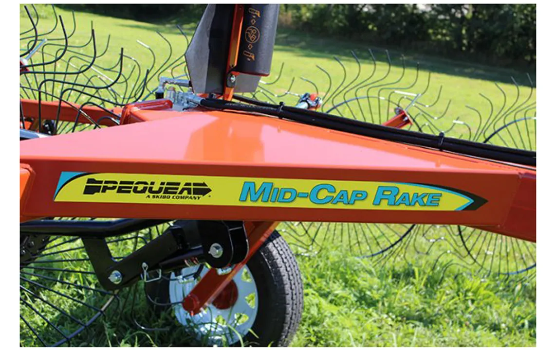 Pequea HRMCR8, HRMCR10, HRMCR12 Hay Rake V Rake | 17'-23' Working Width | For Tractor