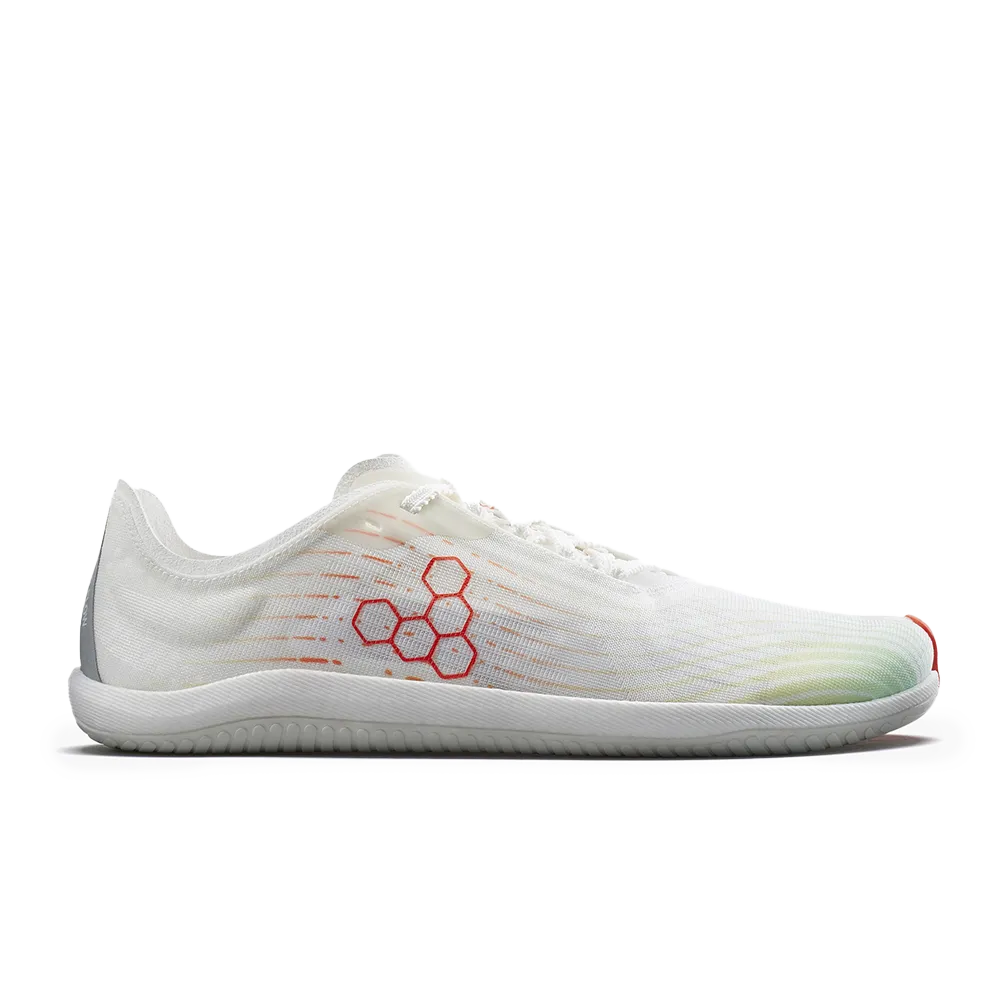 [PRE-ORDER] Vivobarefoot Primus Flow Womens Bright White/ Neon Orange (ETA. LATE MARCH)