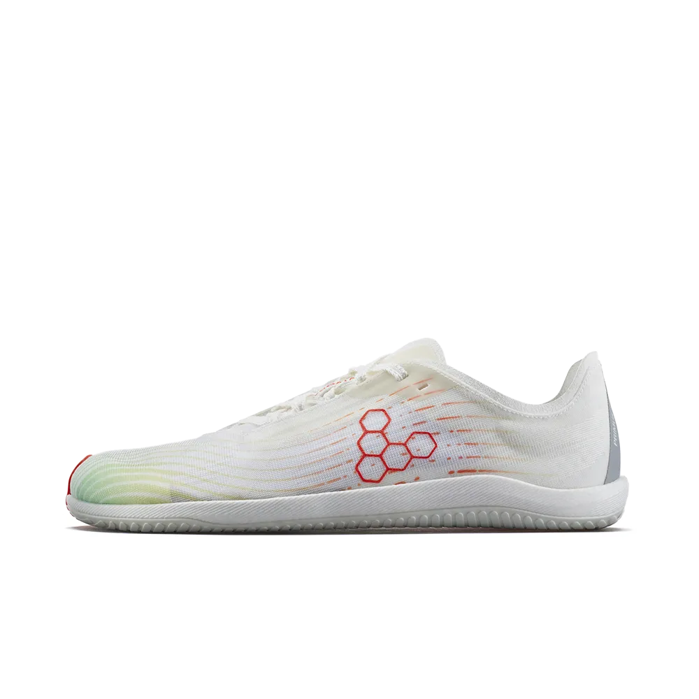 [PRE-ORDER] Vivobarefoot Primus Flow Womens Bright White/ Neon Orange (ETA. LATE MARCH)