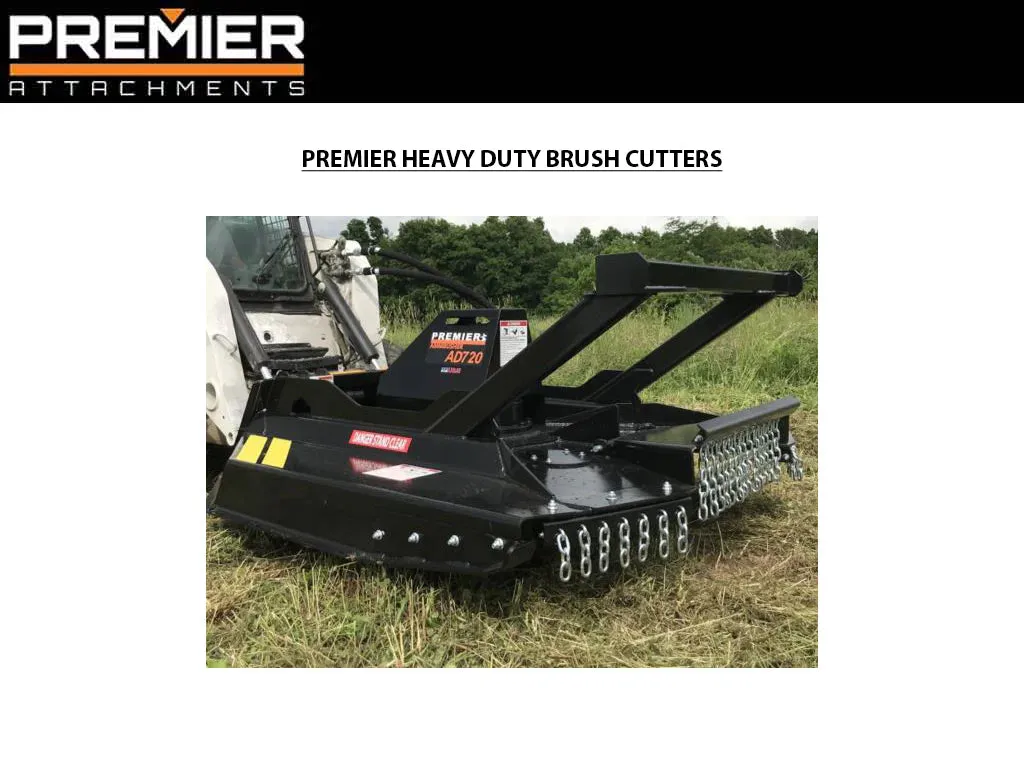 Premier Heavy Duty 84" Brush Cutter | 16-45 GPM | AG840 & AP840 Series for Skid Steers
