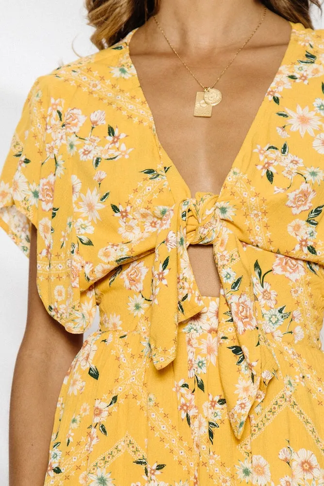 Primrose Hill Romper Mustard