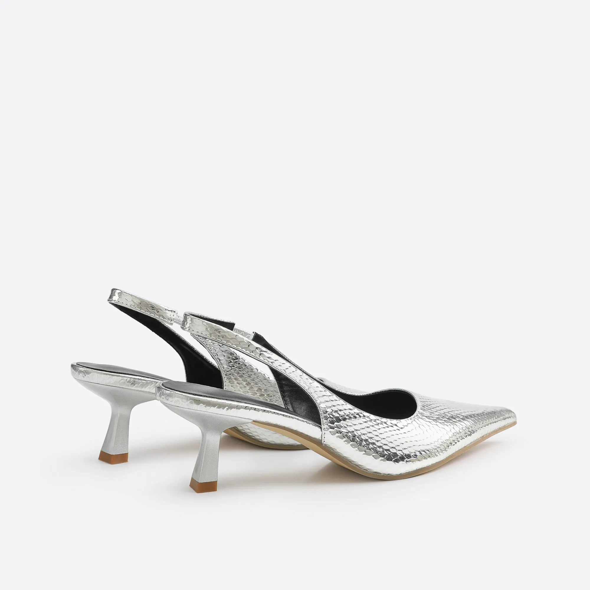 Purpdrank - Women Pointed Toe Heel Cutout Stilettos