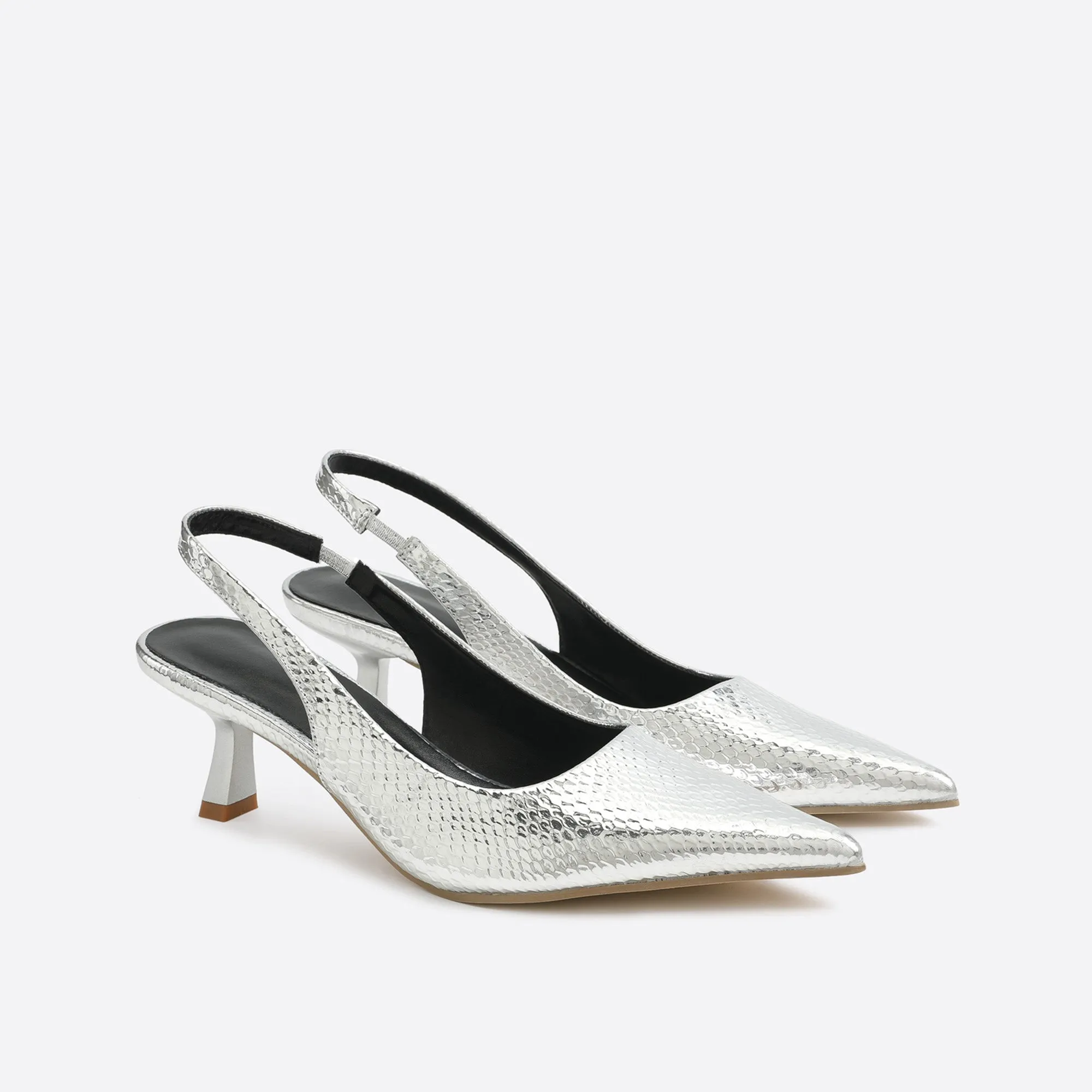 Purpdrank - Women Pointed Toe Heel Cutout Stilettos