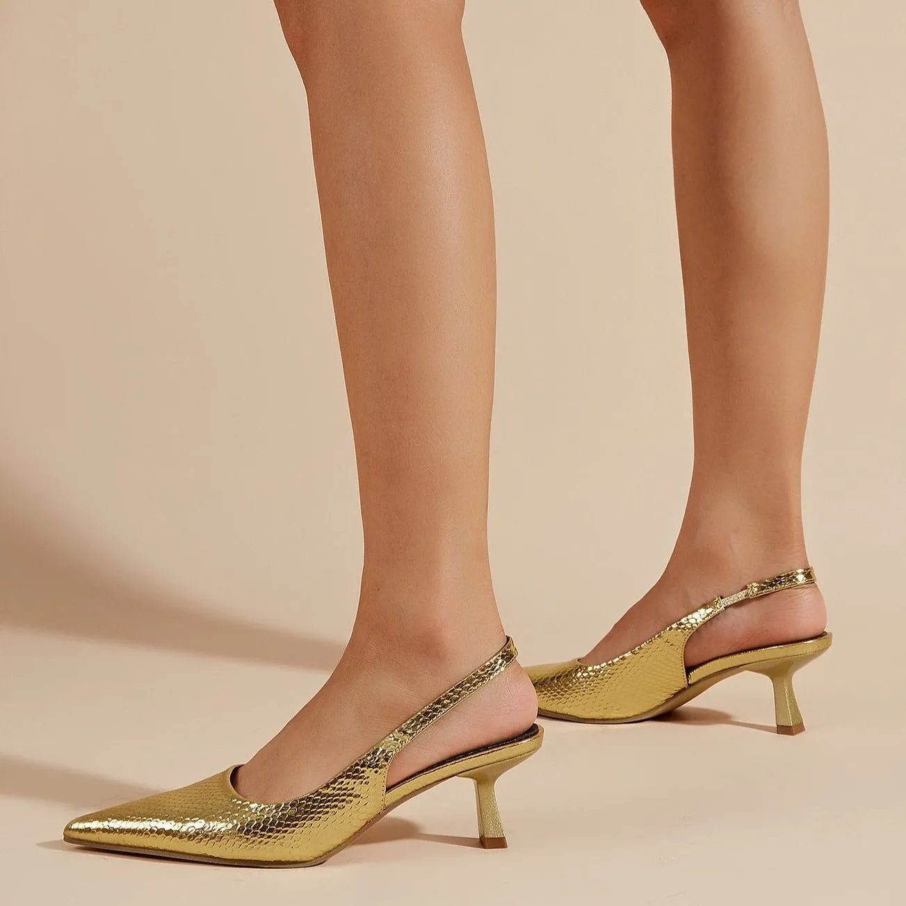 Purpdrank - Women Pointed Toe Heel Cutout Stilettos