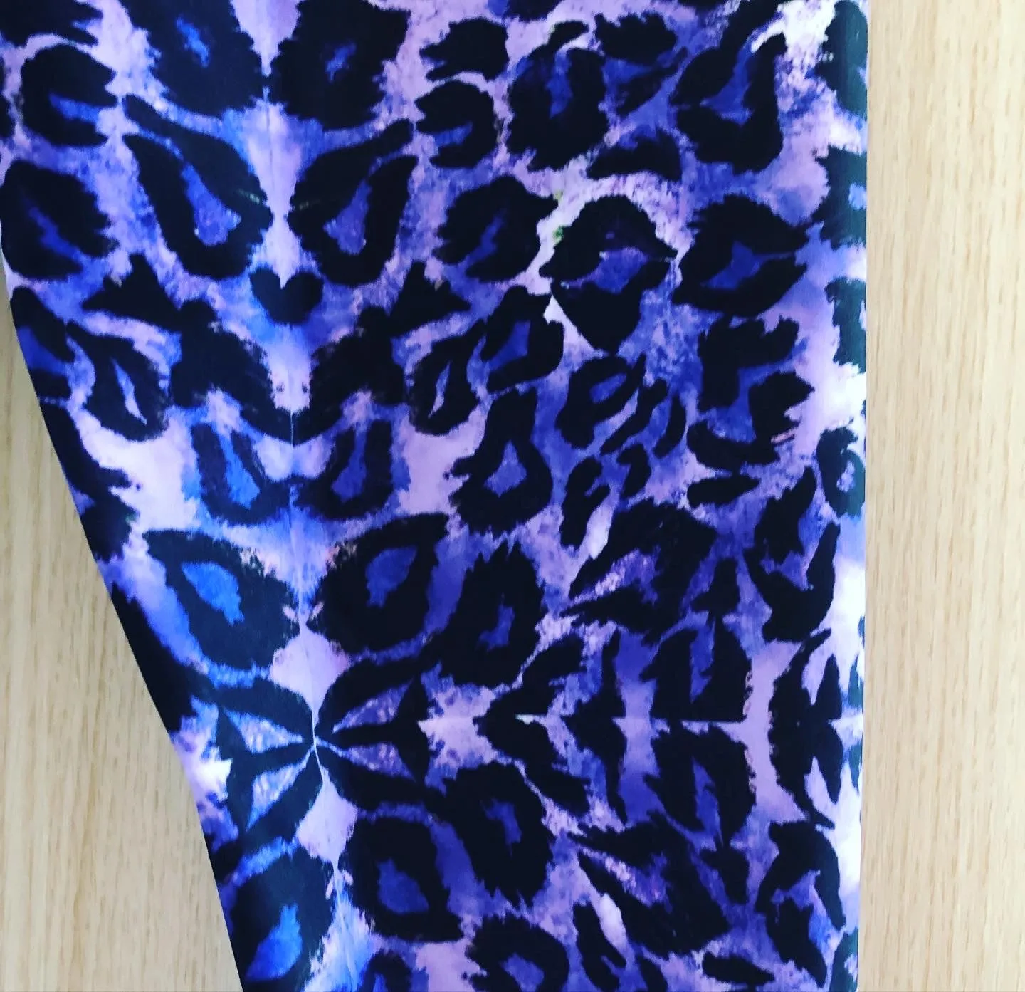 Purple Leopard Print Men's Leggings, Animal Print Meggings Running Tights-Made in USA/EU