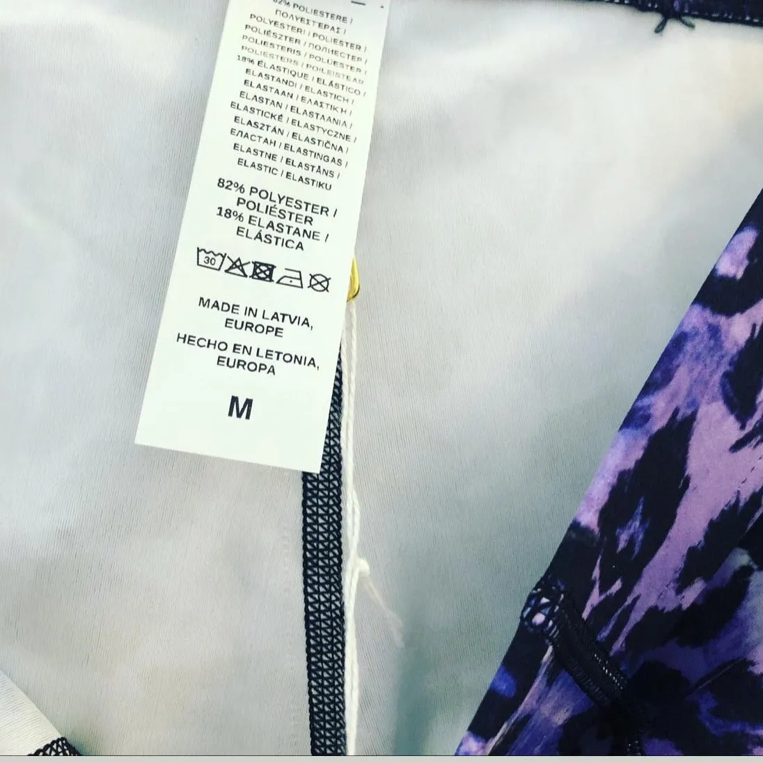 Purple Leopard Print Men's Leggings, Animal Print Meggings Running Tights-Made in USA/EU