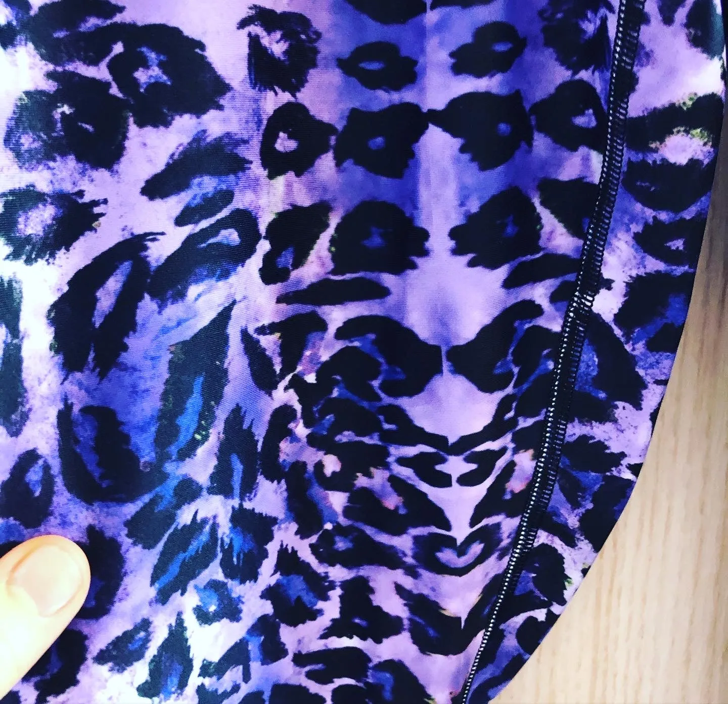 Purple Leopard Print Men's Leggings, Animal Print Meggings Running Tights-Made in USA/EU